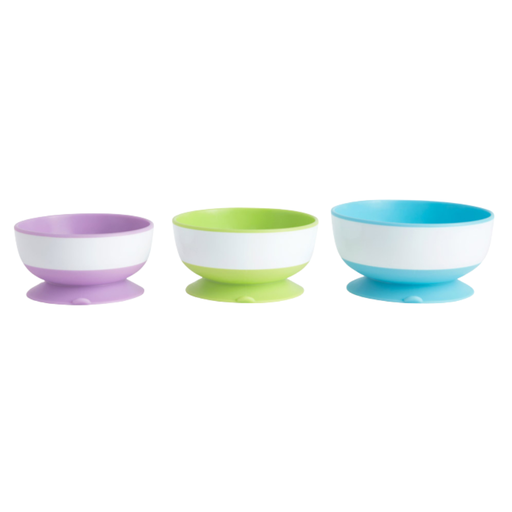 [142083-BB] Stay Put Suction Bowls 3pk