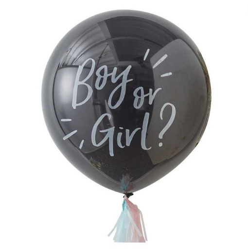 [169282-BB] Gender Reveal Boy or Girl Balloon