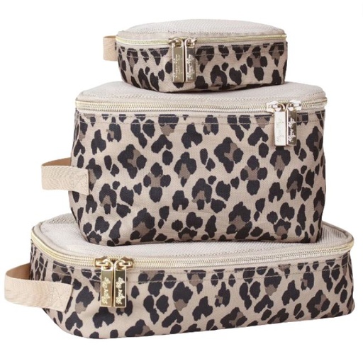 [169396-BB] Itzy Ritzy Packing Cubes Leopard