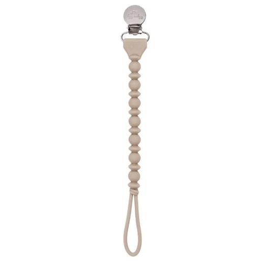 [169413-BB] Sweetie Strap Pacifier Clip Toast