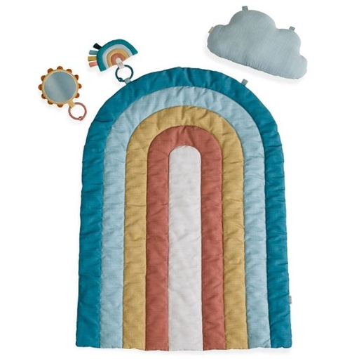[169425-BB] Ritzy Tummy Time Play Mat - Rainbow