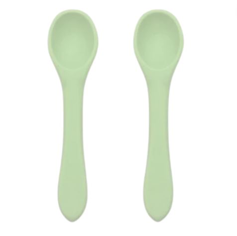 [169463-BB] Stage One Silicone Spoon Set Mint