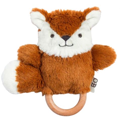 [169471-BB] Frankie Fox Soft Rattle Toy
