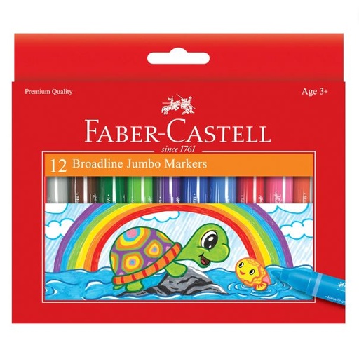 [169496-BB] Faber Castell Broadline Jumbo Markers 12ct