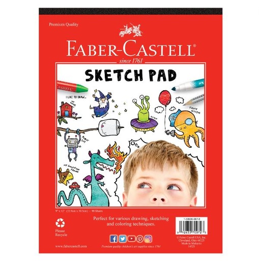 [169504-BB] Faber Castell Sketch Pad 9x12