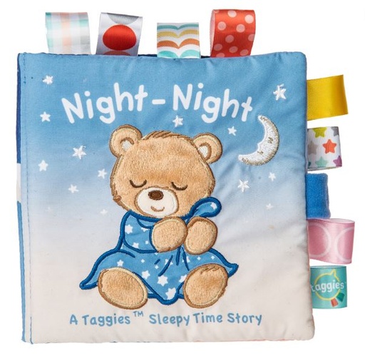 [169621-BB] Taggies Starry Night Teddy Soft Book 