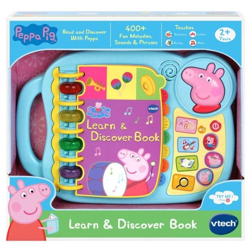 [169697-BB] VTech Peppa Pig Learn& Discover Book