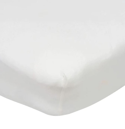 [169743-BB] Gerber White Fitted Crib Sheet