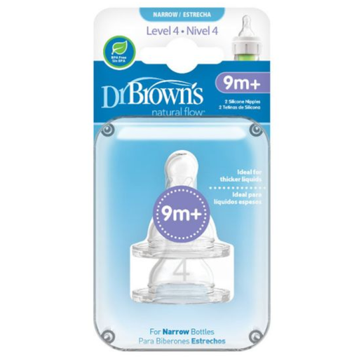 [170143-BB] Dr. Brown's Nipple 2pk Level 4