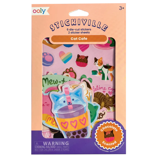 [170197-BB] Scented Scratch Stickers - Cat Café 