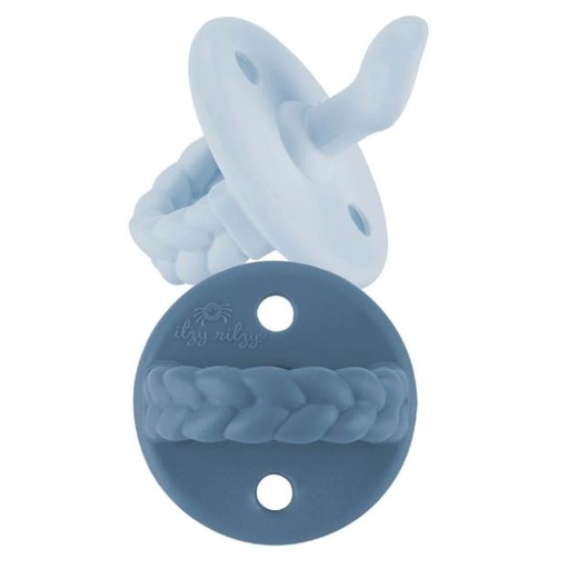 [170218-BB] Sweetie Soother Orthodontic Pacifier - Sky & Surf 6-18M