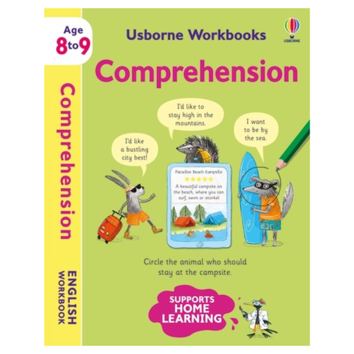 [170320-BB] Usborne Workbooks Comprehension 8-9