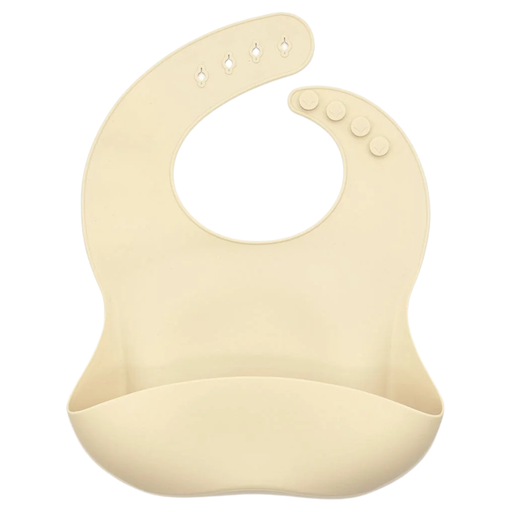 [170433-BB] Silicone Bib Coconut