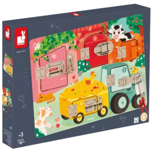 [170990-BB] Padlocks Board - The Farm
