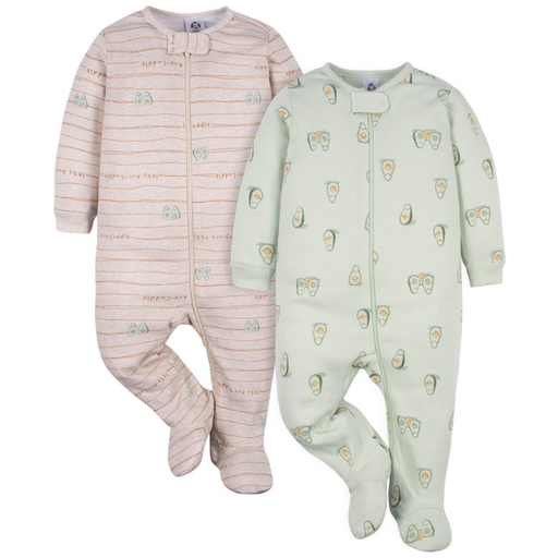 [171045-BB] Gerber Sleeper Avo-Cuddle NB 2pk