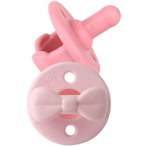 [172004-BB] Sweetie Soother 2pk - Pink Bows