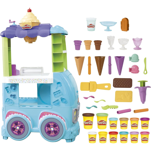 [172519-BB] Play-Doh Kitchen Ice Cream Truck Playset