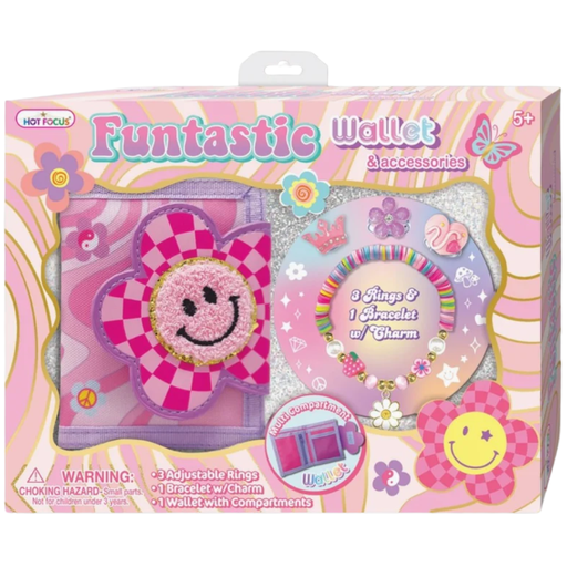 [172574-BB] Groovy Flower Funtastic Wallet
