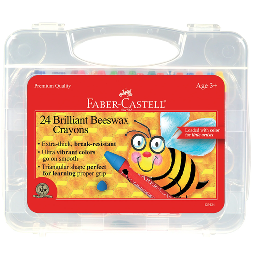 [172749-BB] Faber Castell Brilliant Bee Crayons 24ct