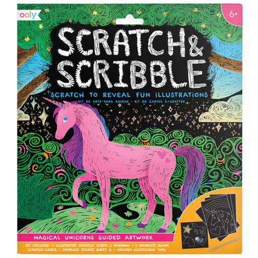 [173708-BB] Scratch & Scribble - Magical Unicorns