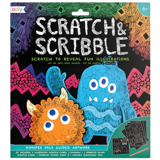 [173709-BB] Scratch & Scribble - Monster Pals