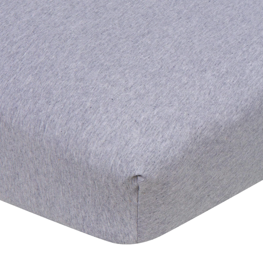 [172837-BB] Gray Fitted Crib Sheet
