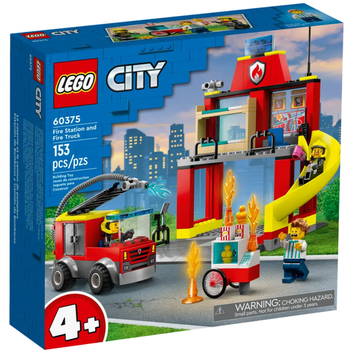 [172857-BB] Lego City Fire Station and Fire Truck