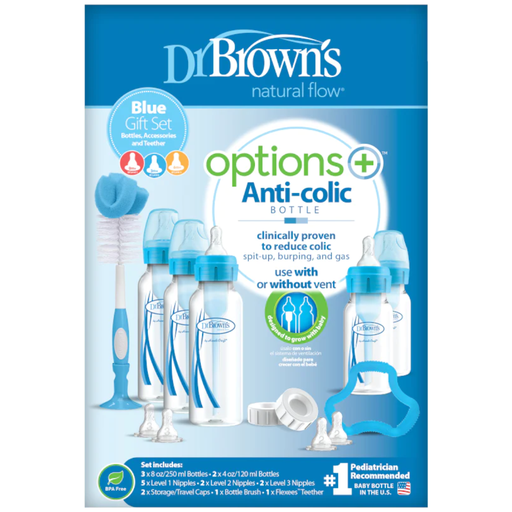 [172945-BB] Dr. Brown's Options+ Narrow Neck Gift Set - Blue
