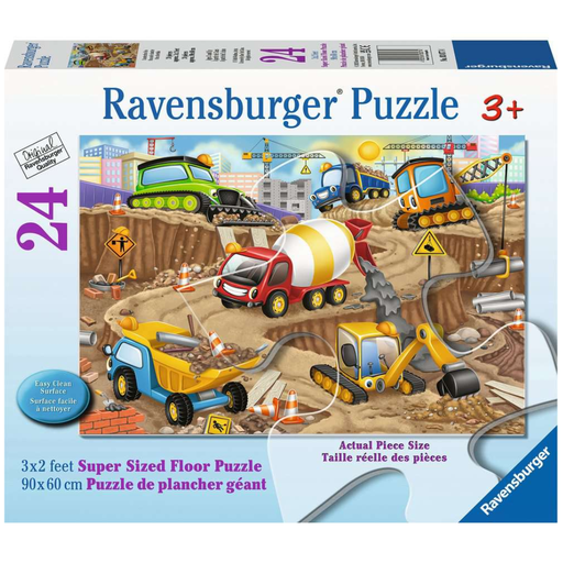[173092-BB] Construction Fun 24 pc Puzzle