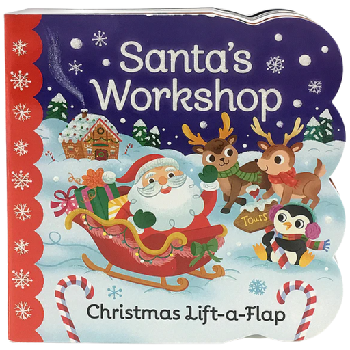 [173103-BB] Santa's Workshop Lift-a-Flap Book