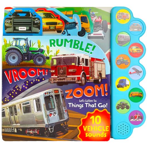 [173115-BB] Rumble! Vroom! Zoom! Sound Book