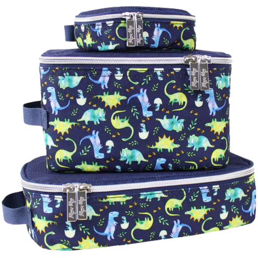 [173218-BB] Itzy Ritzy Packing Cubes Blue Dino