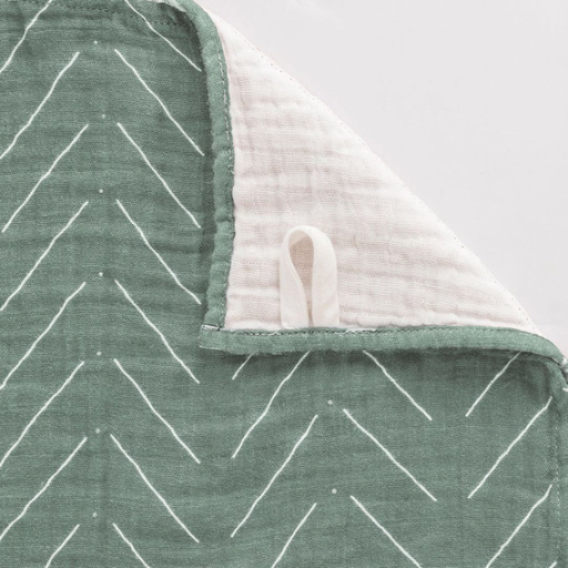 [173225-BB] Breastfeeding Boss Nursing Cover - Sage Mudcloth