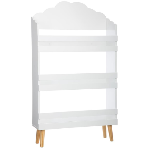 [173557-BB] White Cloud Bookcase