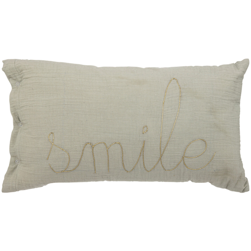 [173585-BB] Smile Cotton Gauze Cushion