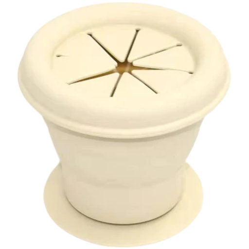 [173756-BB] Silicone Snack Cup Coconut