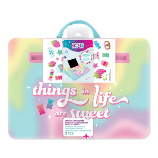 [173882-BB] Life Is Sweet Lap Desk and Sticker Set