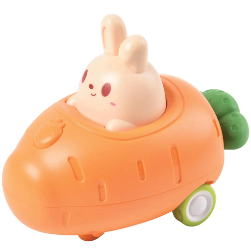 [173914-BB] Press and Go Carrot Car