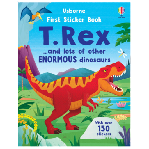 [174003-BB] First Sticker Book T. Rex and other enormous dinosaurs