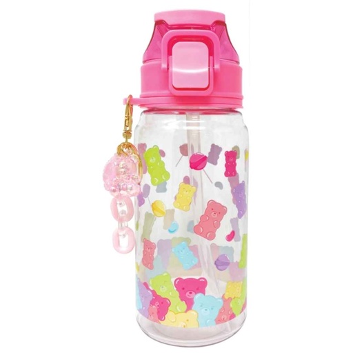 [174039-BB] Gummy Bear 2-in-1 Spout Water Bottle