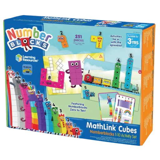 [174112-BB] Mathlink Cubes, Numberblocks 1-10 Set