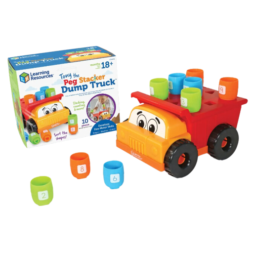 [174123-BB] Tony the Peg Stacker Dump Truck
