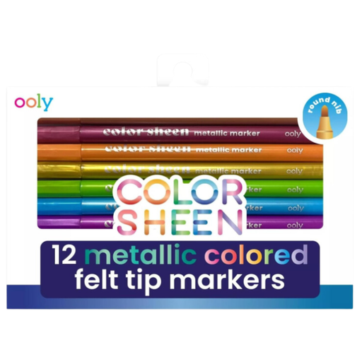 [174143-BB] Color Sheen Metallic Markers 12pk