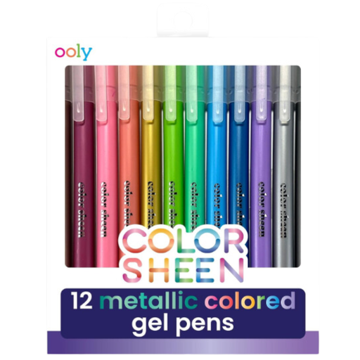 [174147-BB] Color Sheen Metallic Gel Pens 12pk