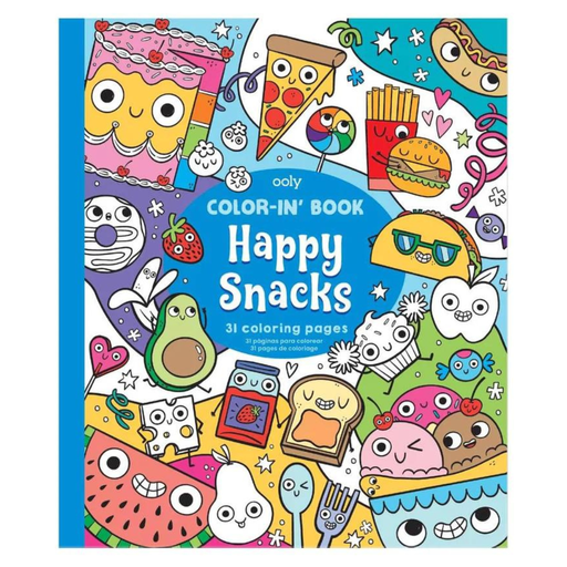 [174157-BB] Color-in' Book - Happy Snacks