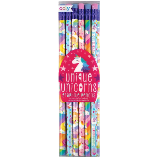 [174158-BB] Unique Unicorns Graphite Pencils 12ct
