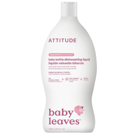 [174248-BB] Attitude Baby Bottle & Dishwashing Liquid Unscented 23oz