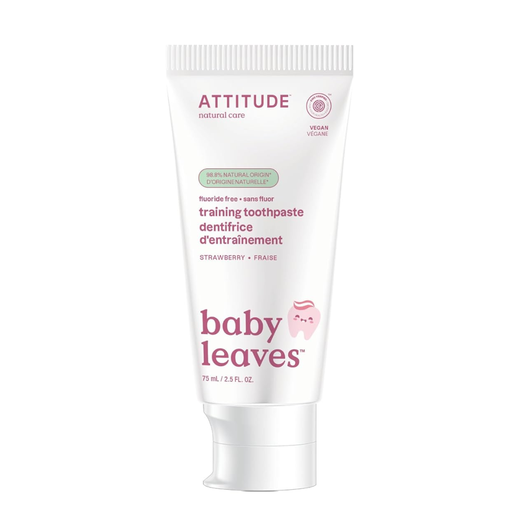 [174254-BB] Attitude Fluoride Free Training Toothpaste Strawberry 2.5oz