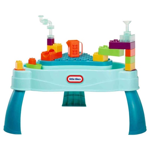 [174260-BB] Little Tikes Build & Splash Water Table with 25+ Accessories