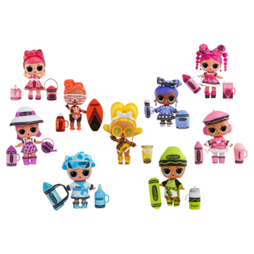 [174267-BB] L.O.L Surprise Sidekick Loves Crayola Tots Assorted